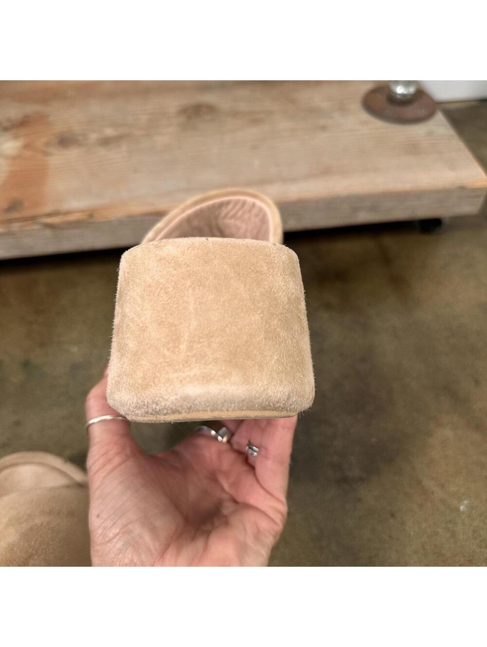 La Canadienne Kyrie Platform in Sand Size 37 - Picture 11 of 12